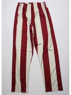 Vintage 90s Y2K Streetwear Mens Large Striped Mesh Tearaway Sweatpants Pants